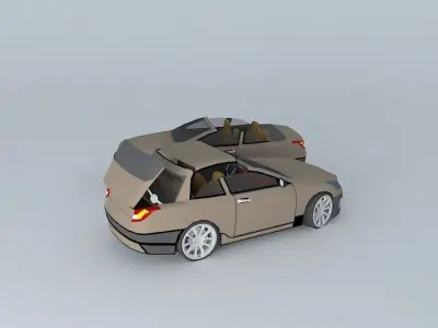 NEG cabriolet car  Free 3D model