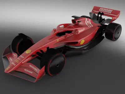 f1 2021 detailed model 3D model
