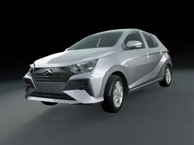 Perodua Axia D74A 2023  3D model