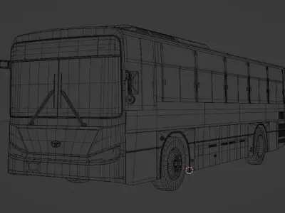 Zyle Daewoo Bus BS106 3D model