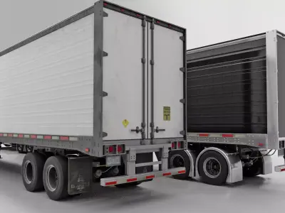 Semi Trailer - Great Dane Reefer  3D model