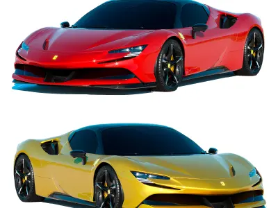 Ferrari SF90 Spider 3D model