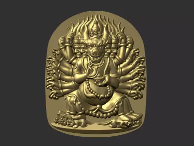 Tibetan bodhisattva 3D print model