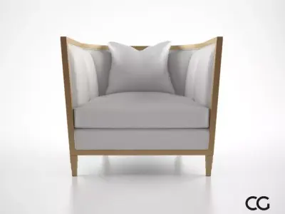 Christopher Guy Seurat armchair 3D model
