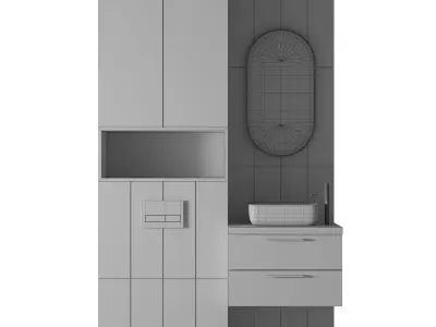 Luxury Bathroom 201 3D model