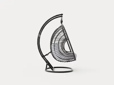 Sevilla Hanging Chair Double Low-poly 3D model
