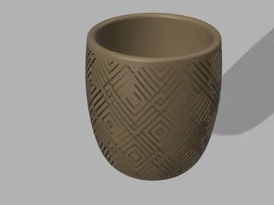 Realistic 3D Vase Model for Indoor and Outdoor Use 3D print model