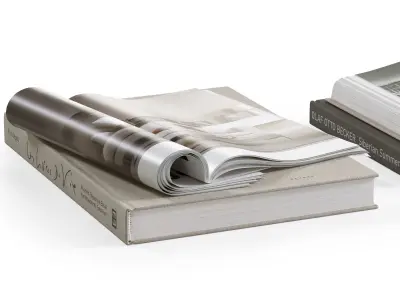 Coffee Table Books 2 3D model