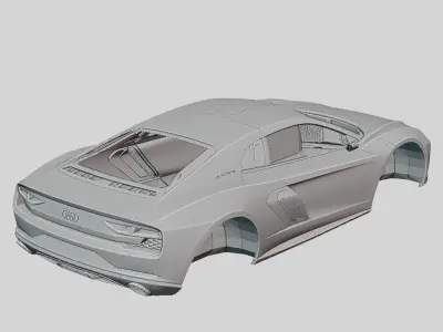 Audi Nanuk Quattro Concept 2020 Printable Body  3D print model