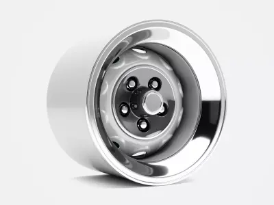 15x10 Mopar Rallye Wheel and Brake 3D print model