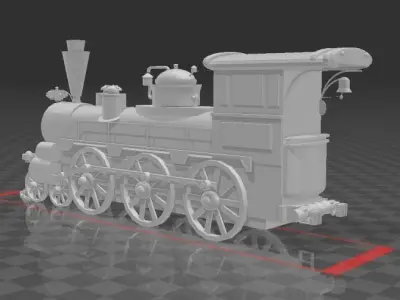 Locomotive 3D print model purchase