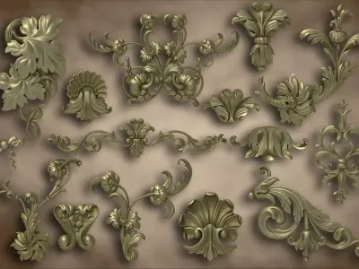 Ornamental Vol 04 3D model