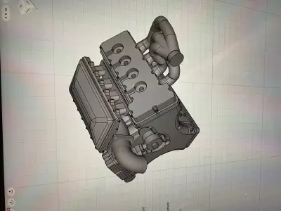 MMR Billet Coyote X Engine 5 Configs  3D print model
