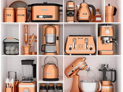 Kitchen Appliance 002 3D model 3D model