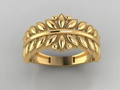 Woman Rings 3D print model