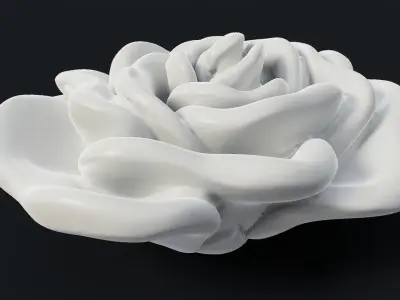 Rose Bloom 3D print model