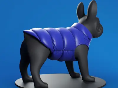 Mondog pet outfitters poldo dog couture 3D model