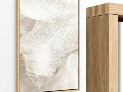 Plaster Two Frame 24 Low-poly 3D model