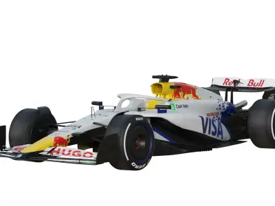 F1 Visa Cash App Racing Bulls VCARB02 2025 3D model