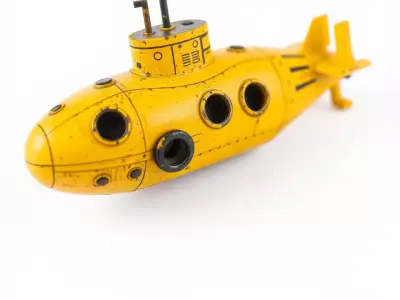 Yellow Submarine model pack Low-poly 3D model