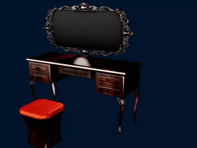 MAKE UP CONSOLE 3D model