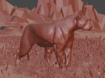 Lioness - 3D Model 3D model