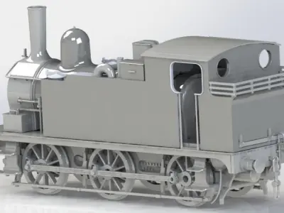 J69 class stream locomotive 3D print model