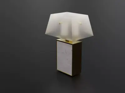 Luxury Bedside Lamp desk lamp Free 3D model