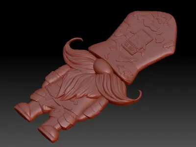 Enano militar 3D print model