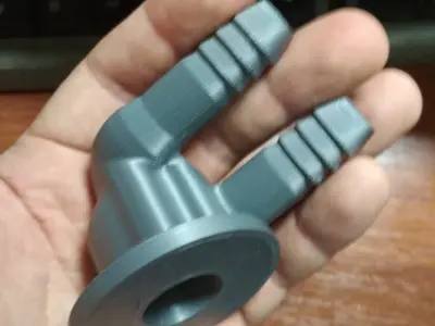 Housing for the idle valve 180 degree 3D print model