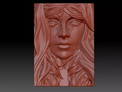 Women 3D print model