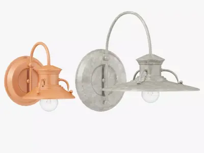 Norwell Budapest Small and Large Lamp 3D model