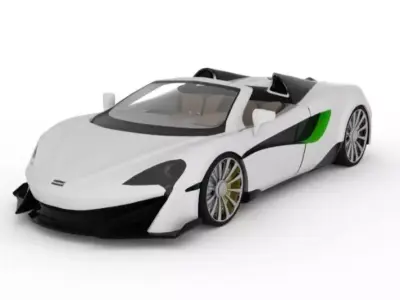 Maclaran600it mclaren roadster Low-poly 3D model