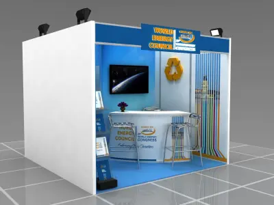 Exhibition Stand 023 3D model