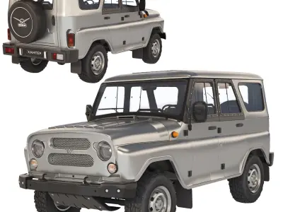 UAZ Hunter 2017 3D model