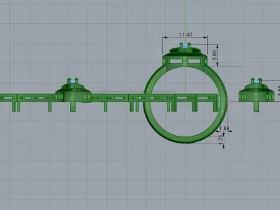 Oval Jewel Full Set 2445 3D print model