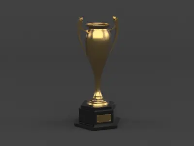 Trophy Cup Collection 3D model 5