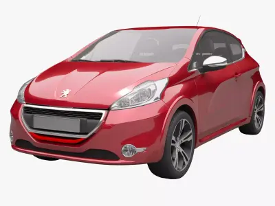 Peugeot 208 GTI 3D model