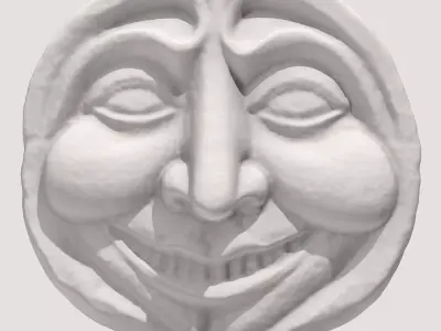 Moon Face 6 3D model