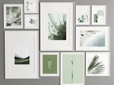 Art Frame 308 Low-poly 3D model