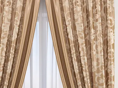 Set 58 Curtains 3D model