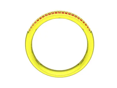 Luxury Pave Eternity Band Ring for Women 5194  3D print model