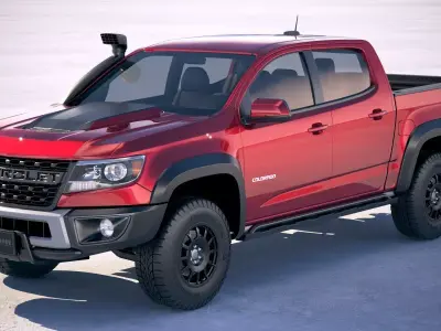 Chevrolet Colorado ZR2 Bison CG 2019 3D model