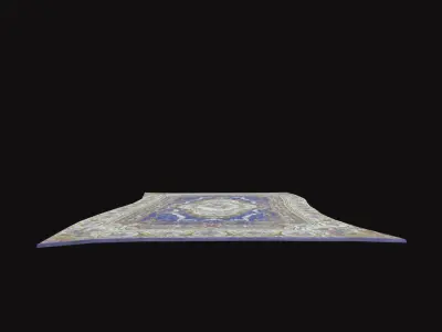 Medieval Carpet V7 Low-poly 3D model