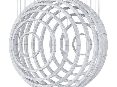 AERRONDO by Romatti chandelier 3D model
