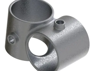 Crossover Pipe Fitting 3D print model