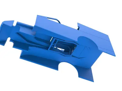 Shell of Northeast Outlaw Dirt Modified V1 Scale 1 to 25 3D print model