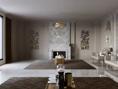 Interior - Livingroom - 190923 3D model