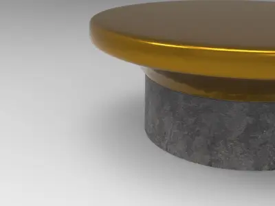Perce Coffee Table Low-poly 3D model