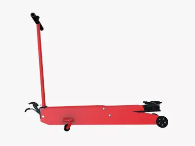 Hydraulic car jacks 3D model